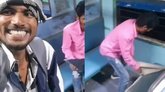 ರೈಲಿನ ಸೀಟ್ ಕವರ್ ಕಿತ್ತು ಹಾಕಿ ಹುಚ್ಚಾಟ ಮೆರೆದ ಯುವಕರು