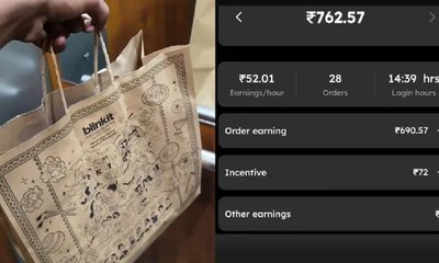 ಬ್ಲಿಂಕ್‌ಇಟ್ ಡೆಲಿವರಿ ಬಾಯ್‌ಗೆ ಸಿಗುವ ದಿನದ ಆದಾಯ ಎಷ್ಟು?