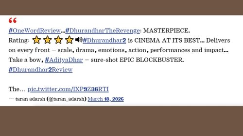 Dhurandhar 2 review