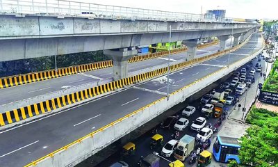 ಬೆಂಗಳೂರಿನ ಮೊದಲ ಡಬ್‌  ಡೆಕ್ಕರ್‌ ಫ್ಲೈಓವರ್‌ ಸದ್ಯವೇ ಸಂಚಾರಮುಕ್ತ