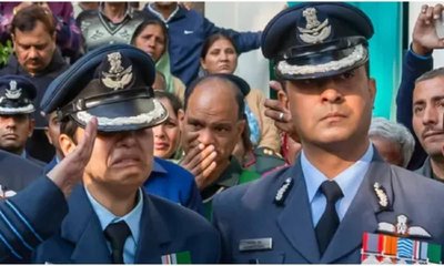 ವಿಂಗ್‌ ಕಮಾಂಡರ್‌ಗೆ ನಮಾಂಶ್‌ಗೆ ಪತ್ನಿಯ ಅಂತಿಮ ಸೆಲ್ಯೂಟ್‌ ಹೀಗಿತ್ತು