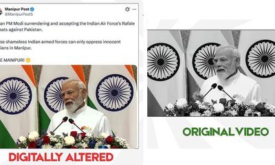 ವೈರಲ್ ಆಗಿರುವ ಪ್ರಧಾನಿ ಮೋದಿ ಡೀಪ್ ಫೇಕ್ ವಿಡಿಯೊ