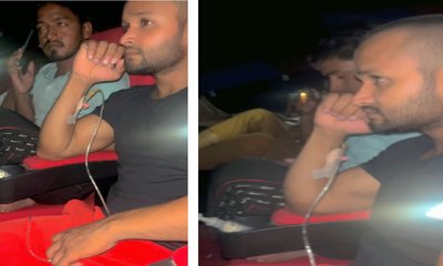 ಐವಿ ಡ್ರಿಪ್ಸ್ ಹಾಕಿಕೊಂಡು ʼಸೈಯಾರʼ ಸಿನಿಮಾ ನೋಡಲು ಬಂದ ಅಭಿಮಾನಿ