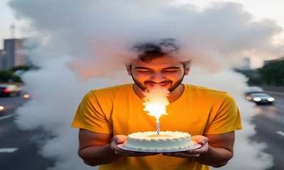 ಫ್ಲೈಓವರ್‌ನಲ್ಲಿ ಹುಟ್ಟುಹಬ್ಬ ಆಚರಣೆ; ದಯವಿಟ್ಟು ಕ್ಷಮಿಸಿ ಎಂದು ಕೈಮುಗಿದ