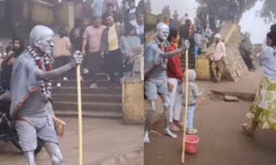 ನಂದಿಬೆಟ್ಟದಲ್ಲಿ ಕಾಣಿಸಿಕೊಂಡ ಗಾಂಧಿ; ನೆಟ್ಟಿಗರು ಹೇಳಿದ್ದೇನು?