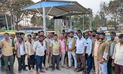 ದಿಢೀರ್ ಮುಷ್ಕರ ಮಾಡಿದ ಗುಬ್ಬಿಯ ಆಟೋ ಚಾಲಕರು..!!