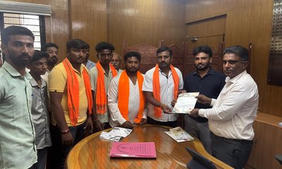 ಹಿಂದೂ ಕಾರ್ಯಕರ್ತರ ಮೇಲಿನ ದಾಳಿ ಖಂಡಿಸಿ ಮನವಿ