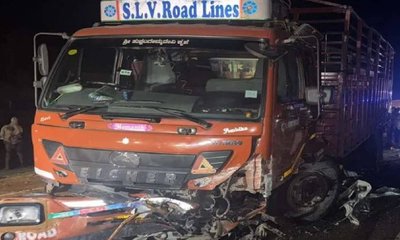 ಹಿರಿಯೂರು ಬಳಿ ಇನ್ನೊಂದು ಭೀಕರ ಅಪಘಾತ, ನಾಲ್ವರು ಸಾವು