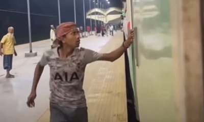 ರೈಲಿನ ಹಿಂದೆ ಓಡೋಡಿ ಬೇಡಿಕೊಂಡ ಬಾಲಕ! ವಿಡಿಯೊ ಇಲ್ಲಿದೆ