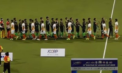 IND vs PAK: ಜೋಹರ್‌ ಕಪ್: ಕ್ರೀಡಾ ಸ್ಫೂರ್ತಿ ಮೆರೆದ ಭಾರತ-ಪಾಕ್‌ ಆಟಗಾರರು
