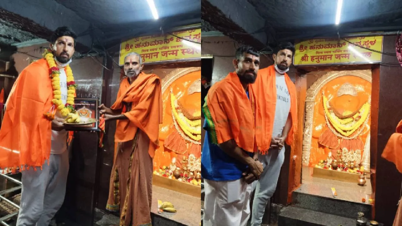 Ishant Sharma: ಅಂಜನಾದ್ರಿ ಬೆಟ್ಟಕ್ಕೆ ಕ್ರಿಕೆಟಿಗ ಇಶಾಂತ್‌ ಶರ್ಮಾ ಭೇಟಿ