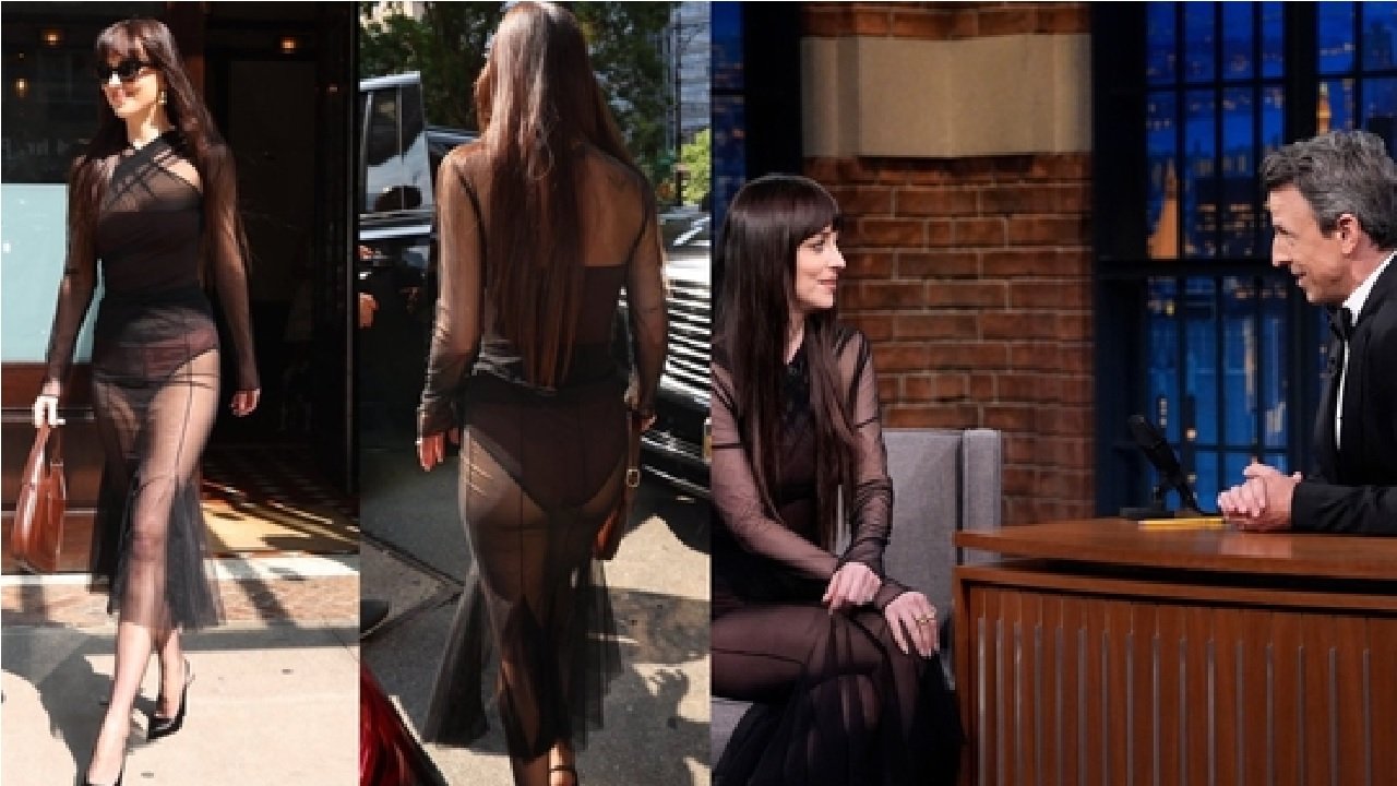 Dakota Johnson: ಟ್ರಾನ್ಸ್‌ಪರೆಂಟ್‌ ಬಟ್ಟೆ ಧರಿಸಿ ಪಡ್ಡೆ ಹುಡುಗರ ಟೆಂಪರೇಚರ್‌ ಹೆಚ್ಚಿಸಿದ ಸ್ಟಾರ್‌ ನಟಿ- ಫೋಟೋಗಳು ಇಲ್ಲಿವೆ