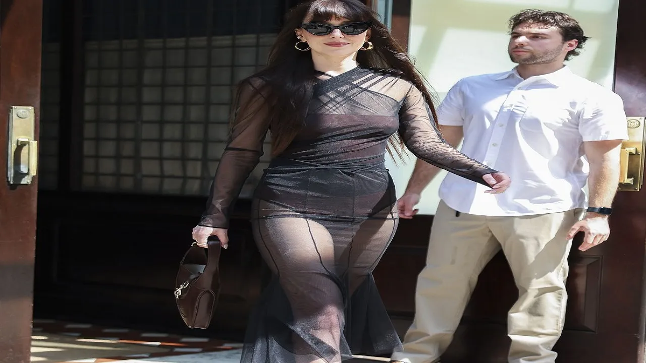 Dakota Johnson: ಟ್ರಾನ್ಸ್‌ಪರೆಂಟ್‌ ಬಟ್ಟೆ ಧರಿಸಿ ಪಡ್ಡೆ ಹುಡುಗರ ಟೆಂಪರೇಚರ್‌ ಹೆಚ್ಚಿಸಿದ ಸ್ಟಾರ್‌ ನಟಿ- ಫೋಟೋಗಳು ಇಲ್ಲಿವೆ - Image 3