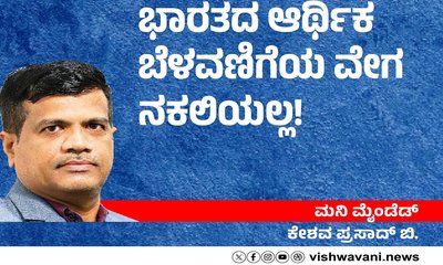 ಭಾರತದ ಆರ್ಥಿಕ ಬೆಳವಣಿಗೆಯ ವೇಗ ನಕಲಿಯಲ್ಲ !