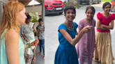 ಮಕ್ಕಳೊಂದಿಗೆ ಮಲಯಾಳಂನಲ್ಲಿ ಮಾತನಾಡಿದ ಪೋಲೆಂಡ್‌ ಮಹಿಳೆ