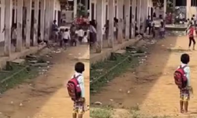 ಬಿಳಿ ಮಹಿಳೆಯನ್ನು ನೋಡಿ ಭೀತಿಗೊಂಡು ಓಡಿದ ಮಕ್ಕಳು