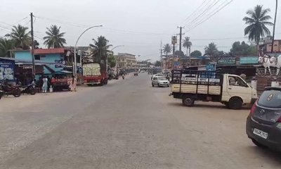 ಕಾಡಾನೆ ದಾಳಿಗೆ ಬಲಿ, ಲಾಠಿಚಾರ್ಜ್‌: ಚಿಕ್ಕಮಗಳೂರು ಜಿಲ್ಲೆ ಭಾಗಶಃ ಬಂದ್‌