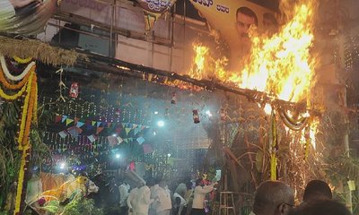 ಸಚಿವ ದಿನೇಶ್‌ ಗುಂಡೂರಾವ್‌ ಕಾರ್ಯಕ್ರಮದಲ್ಲಿ ತಪ್ಪಿದ ಭಾರಿ ಅನಾಹುತ