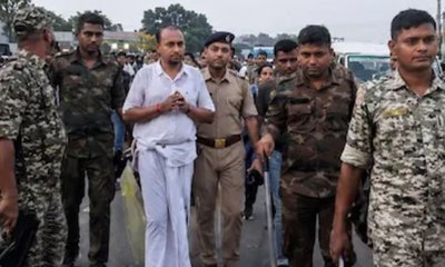 ಹಲವು ಅಪರಾಧದಲ್ಲಿ ಭಾಗಿ:  ಟಿಎಂಸಿ ಮಾಜಿ ನಾಯಕನ ಮೆರವಣಿಗೆ