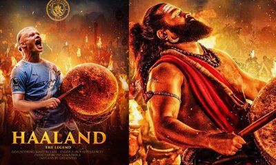 ಕಾಂತಾರಾ ಮೋಡಿ; ಮ್ಯಾಂಚೆಸ್ಟರ್ ಸಿಟಿ ಫುಟ್ಬಾಲ್ ತಂಡದ ಪೋಸ್ಟರ್ ವೈರಲ್‌