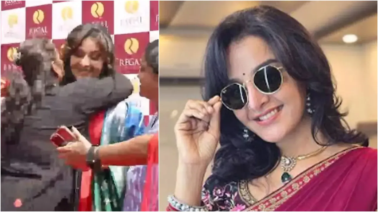 ಮಲಯಾಳಂ ʻಸ್ಟಾರ್‌ʼ ನಟಿ ಮಂಜು ವಾರಿಯರ್‌ರನ್ನು ಸಾರ್ವಜನಿಕವಾಗಿ ತಬ್ಬಿ ಮುತ್ತಿಕ್ಕಿದ ಅಭಿಮಾನಿ; ಮುಂದೇನಾಯಿತು ನೋಡಿ!