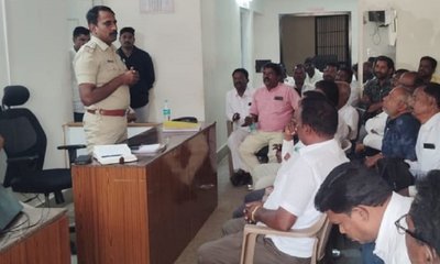 ಗೌರಿಬಿದನೂರು ಗ್ರಾಮಾಂತರ ಠಾಣೆಯಲ್ಲಿ ದಲಿತರ ಕುಂದುಕೊರತೆ ಸಭೆ