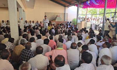 ಮಹಾತ್ಮಾ ಗಾಂಧಿ ಉದ್ಯೋಗ ಖಾತ್ರಿ ಯೋಜನೆ ರದ್ದುಗೊಳಿಸದಂತೆ ಆಗ್ರಹಿಸಿ