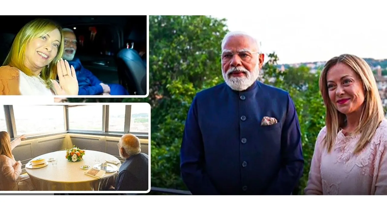 ರೋಮ್‌ನಲ್ಲಿ ಪ್ರಧಾನಿ ಮೋದಿಯೊಂದಿಗೆ ಜಾರ್ಜಿಯಾ ಮೆಲೋನಿ ಸೆಲ್ಫಿ ವೈರಲ್ - Image 5