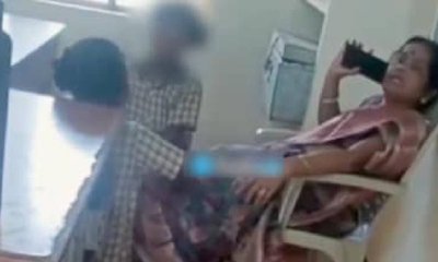 ವಿದ್ಯಾರ್ಥಿಗಳಿಂದ ಭರ್ಜರಿ ಕಾಲು ಮಸಾಜ್- ಶಿಕ್ಷಕಿ ಸಸ್ಪೆಂಡ್‌