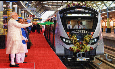 ವಿಶ್ವದಲ್ಲೇ ಭಾರತ ಈಗ ಮೂರನೇ ಅತಿದೊಡ್ಡ ಮೆಟ್ರೋ ಜಾಲವನ್ನು ಹೊಂದಿದೆ