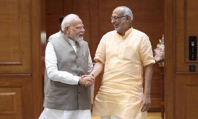 ಪ್ರಧಾನಿ ಮೋದಿ ಭೇಟಿಯಾದ NDA ಉಪರಾಷ್ಟ್ರಪತಿ ಅಭ್ಯರ್ಥಿ