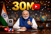 ಯೂಟ್ಯೂಬ್‌ನಲ್ಲಿ 3 ಕೋಟಿ ಫಾಲೋವರ್ಸ್​​ ಹೊಂದಿದ ಪ್ರಧಾನಿ ಮೋದಿ