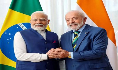 ಬ್ರೆಜಿಲ್ ಅಧ್ಯಕ್ಷರೊಂದಿಗೆ ಪ್ರಧಾನಿ ಮೋದಿ ಮಾತುಕತೆ
