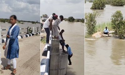 ಫೋಟೋ ತೆಗೆಯುವ ನೆವದಲ್ಲಿ ಪತಿಯ ನದಿಗೆ ತಳ್ಳಿ ಕೊಲ್ಲಲು ಯತ್ನಿಸಿದ ಪತ್ನಿ!