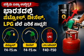 ಭಾರತದಲ್ಲಿ ಪೆಟ್ರೋಲ್, ಡೀಸೆಲ್, LPG ಬೆಲೆ ಏರಿಕೆ ಸಾಧ್ಯತೆ
