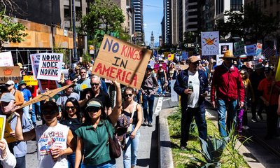 ಡೊನಾಲ್ಡ್‌ ಟ್ರಂಪ್‌ ವಿರುದ್ಧ ಅಮೆರಿಕದಲ್ಲಿ ಪ್ರತಿಭಟನೆ