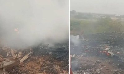 ಅಜಿತ್ ಪವಾರ್ ಪ್ರಯಾಣಿಸುತ್ತಿದ್ದ ವಿಮಾನ ದುರಂತದ ಭೀಕರ ವಿಡಿಯೊ