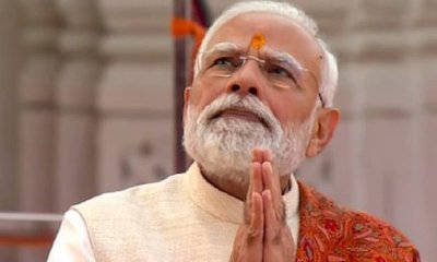ಅಯೋಧ್ಯೆಯಲ್ಲಿ ಧರ್ಮ ಧ್ವಜ ಹಾರಿಸಿದ ಪ್ರಧಾನಿ ಮೋದಿ
