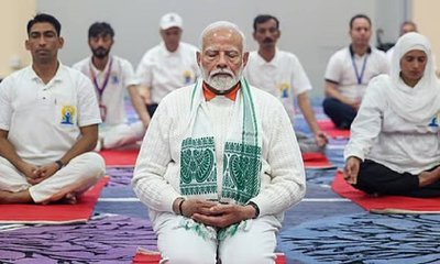 ಯೋಗ ಎಲ್ಲರಿಗಾಗಿ: ವಿಶಾಖಪಟ್ಟಣದಲ್ಲಿ ಪಿಎಂ ನರೇಂದ್ರ ಮೋದಿ