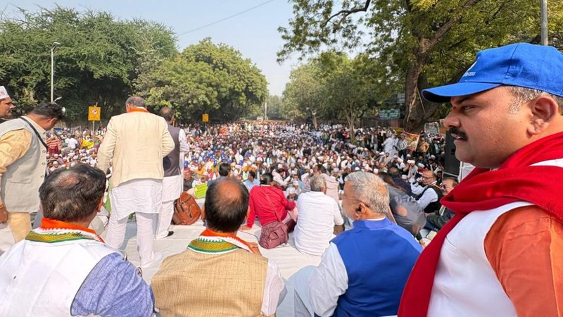 primary school teachers Protest in Delhi