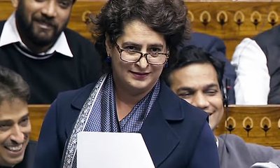 ಸದನದಲ್ಲಿ ವಿರೋಧ ಪಕ್ಷ ಮುನ್ನಡೆಸುತ್ತಿರುವ ಪ್ರಿಯಾಂಕಾ ಗಾಂಧಿ