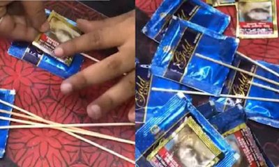 ಗೆಳೆಯನಿಗೆ ಗುಟ್ಕಾ ಪುಷ್ಪಗುಚ್ಛ ಉಡುಗೊರೆ ನೀಡಿದ ಯುವತಿ