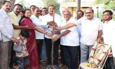 4 ಕೋಟಿ ವೆಚ್ಚದ ವಿದ್ಯುತ್ ಚಿತಾಗಾರಕ್ಕೆ ಭೂಮಿ ಪೂಜೆ