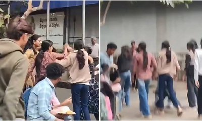 ಕಾಲೇಜು ವಿದ್ಯಾರ್ಥಿಗಳಿಂದ ಭೀಕರ ಘರ್ಷಣೆ: ಶಿಸ್ತಿನ ಬಗ್ಗೆ ನೆಟ್ಟಿಗರು ಕಿಡಿ
