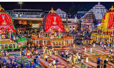 ಪುರಿ ಜಗನ್ನಾಥ ರಥೋತ್ಸವದಲ್ಲಿ ಕಾಲ್ತುಳಿತ: 600 ಭಕ್ತರು ಅಸ್ವಸ್ಥ