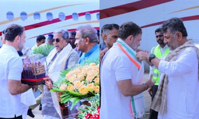 ಸಿಎಂ- ಡಿಸಿಎಂ ಭೇಟಿಯಾದ ರಾಹುಲ್‌ ಗಾಂಧಿ, ಎರಡೇ ನಿಮಿಷ ಮಾತುಕತೆ!