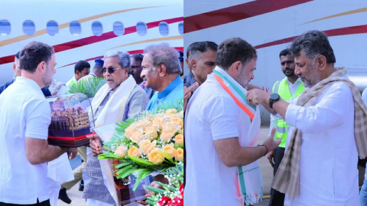 Rahul Gandhi: ಸಿಎಂ- ಡಿಸಿಎಂ ಪ್ರತ್ಯೇಕವಾಗಿ ಭೇಟಿಯಾದ ರಾಹುಲ್‌ ಗಾಂಧಿ, ಎರಡೇ ನಿಮಿಷ ಮಾತುಕತೆ!