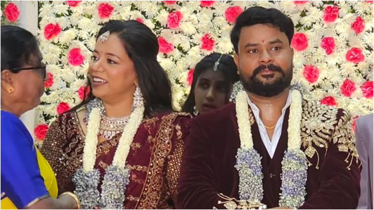 ʻಗಿಚ್ಚಿ ಗಿಲಿಗಿಲಿʼ ಶೋನಿಂದ ಕಲ್ಯಾಣ ಮಂಟಪದವರೆಗೆ; ದಾಂಪತ್ಯ ಬದುಕಿಗೆ ಕಾಲಿಟ್ಟ ಮಾನಸಾ - ಶಿವು, ಇಲ್ಲಿವೆ ಮದುವೆ ಫೋಟೋಗಳು - Image 6