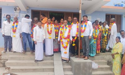 ಪಂಚಾಯತಿ ನೂತನ ಅಧ್ಯಕ್ಷರಾಗಿ ಚೌಡಪ್ಪ ಅವಿರೋಧ ಆಯ್ಕೆ