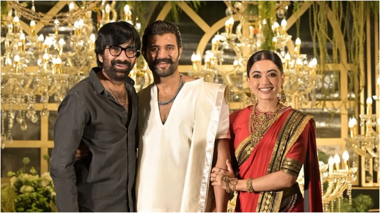 Photos: ರಶ್ಮಿಕಾ-ವಿಜಯ್ ದೇವರಕೊಂಡ ವೆಡ್ಡಿಂಗ್ ರಿಸೆಪ್ಷನ್; ಹೈದರಾಬಾದ್‌ನಲ್ಲಿ ನಡೆದ ಈ ಕಲರ್‌ಫುಲ್‌ ಸಮಾರಂಭಕ್ಕೆ ಯಾರೆಲ್ಲಾ ಬಂದಿದ್ರು? - Image 1